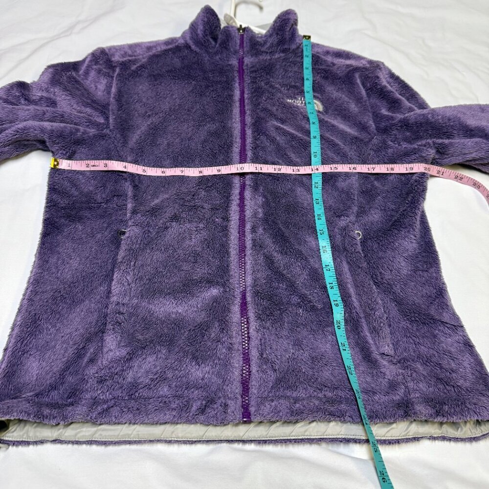 The North Face Women’s Osito‎ Jacket M Purple Plush Fleece EUC - Picture 8 of 10